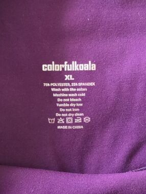 colorfulkoala XL Purple Active Shorts